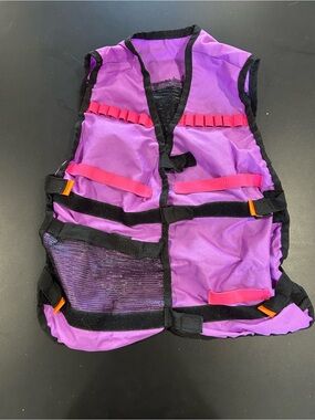Purple Nerf Vest with Pink Accents